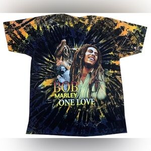 Vintage Lion King Bob Marley One Love Tie Dye T Shirt (Size XXXL)